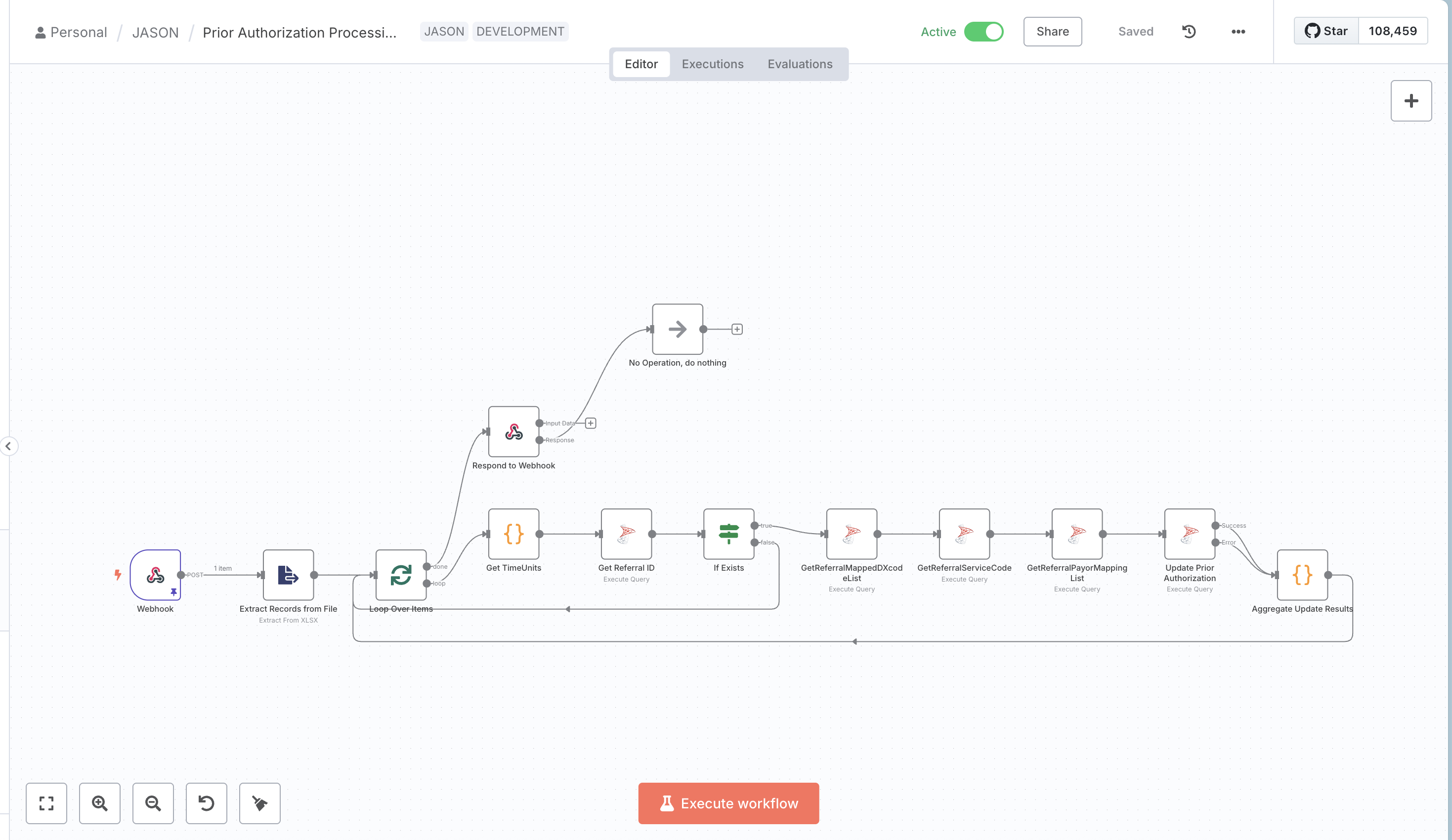 Batch Processing Records Workflow