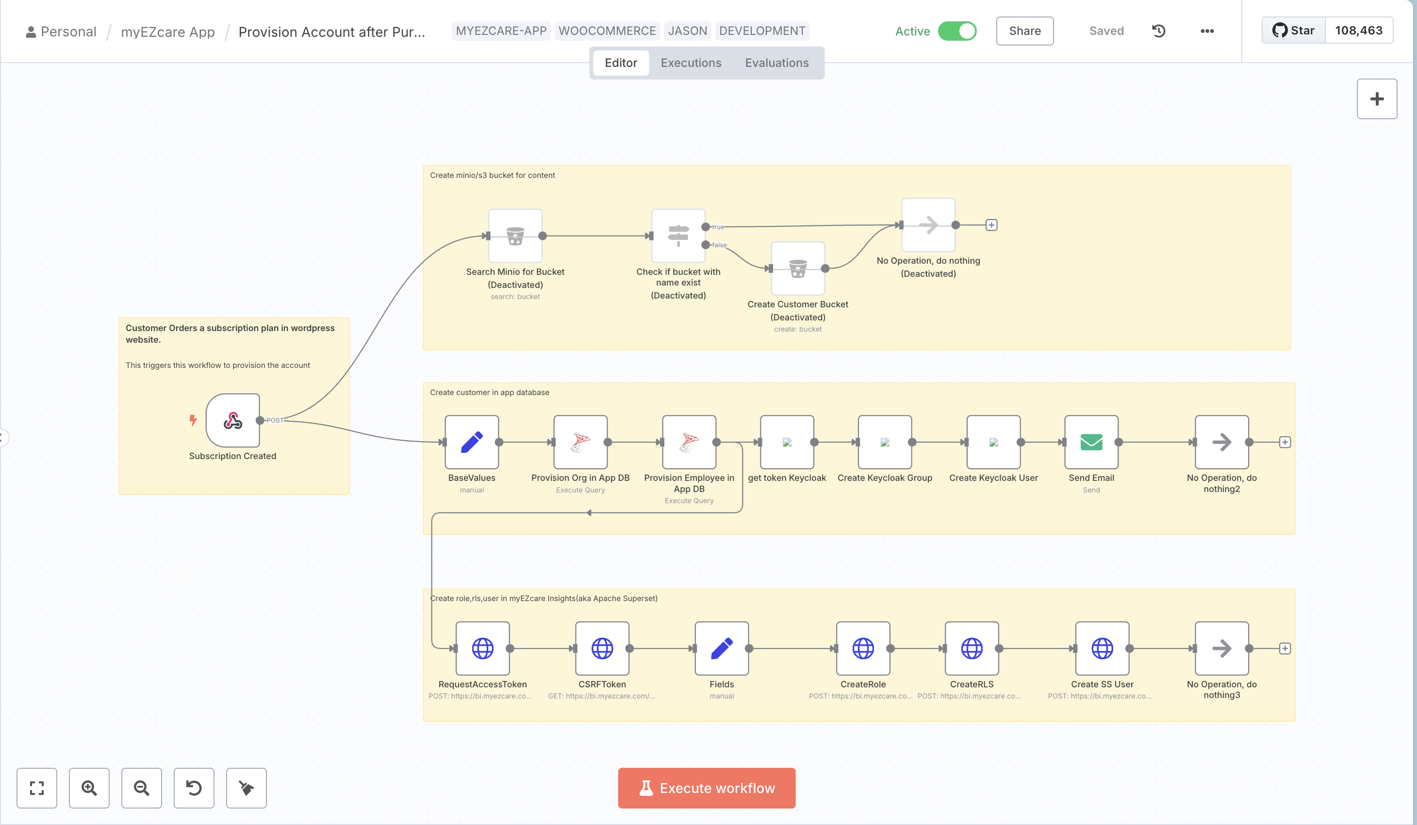 Onboarding new client Workflow
